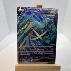 Pokemon Metagross V Ultra Rare Full Art Holo 181/198 Chilling Reign TCG Card - Image 1