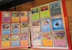 Pokemon TCG Assorted Cards Bulk Lot of 10 Pages Front And Back in Binder - Image 2
