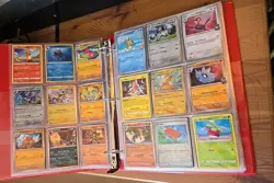 Pokemon TCG Assorted Cards Bulk Lot of 10 Pages Front And Back in Binder - Image 3