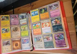 Pokemon TCG Assorted Cards Bulk Lot of 10 Pages Front And Back in Binder - Image 4