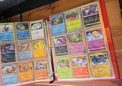 Pokemon TCG Assorted Cards Bulk Lot of 10 Pages Front And Back in Binder - Image 5