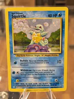 Pokemon TCG Squirtle CLB 001/034 Classic Collection Holo Card Free Shipping! - Image 1