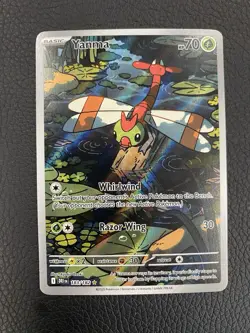 Pokemon TCG Yanma Destined Rivals Full Art Rare Card 183/182 - Image 1