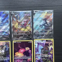 Pokemon joblot bundle. Crown zenith 8x cards. Mew gg10/gg70. Suicune V gg38/gg70 - Image 3