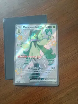 Pokemon TCG Scarlet & Violet Promo Cards #078 Meowscarada ex Shiny Rare - Image 1