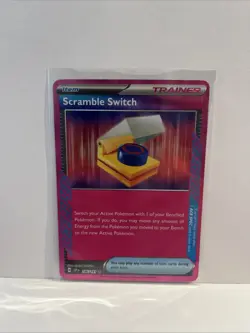 Pokemon TCG Scramble Switch 186/191SV08: Surging Sparks Holo Ace Rare Card - Image 1