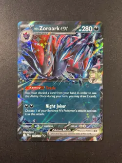 N's Zoroark ex 098/159 SV09: Journey Together - Pokemon Card - NM - Image 1