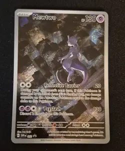 Pokemon Mewtwo SVP 052 Black Star Promo Scarlet and Violet Card - Image 1