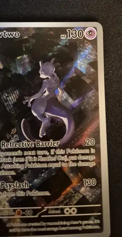 Pokemon Mewtwo SVP 052 Black Star Promo Scarlet and Violet Card - Image 4