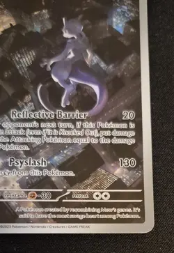 Pokemon Mewtwo SVP 052 Black Star Promo Scarlet and Violet Card - Image 5