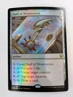 Staff of Domination - Commander Legends (Foil) - 343/361 - MtG - Image 1