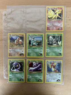 Lp-hp Unlimited) 132 COMPLETE Pokemon GYM CHALLENGE Set RARE UNC/COMMON Non-Holo - Image 2