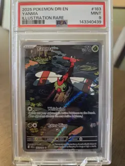 Pokemon Sv10: Destined Rivals Yanma 183/182 Illustration Rare Holo PSA 9 English - Image 1