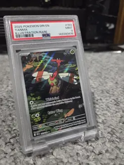 Pokemon Sv10: Destined Rivals Yanma 183/182 Illustration Rare Holo PSA 9 English - Image 2