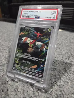 Pokemon Sv10: Destined Rivals Yanma 183/182 Illustration Rare Holo PSA 9 English - Image 3