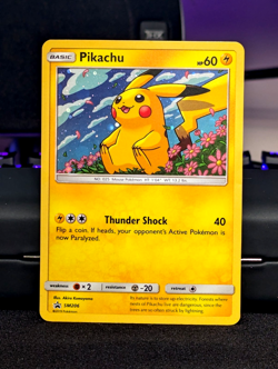 Pokemon Pikachu SM206 Holo Black Star Promo 2019 Unified Minds - Image 1