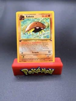 Kabuto MP 50/62 1st Edition Fossil Pokemon TCG Regular - Image 1