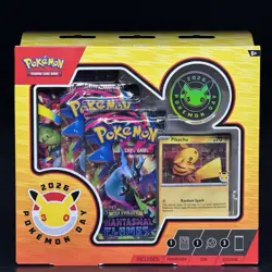 Pokemon Day 2026 Collection (3 Booster Packs & Stamped PIKACHU Foil Promo) - Image 1