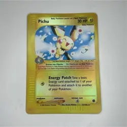 Pokemon Pichu 022/165 Expedition Base Set Reverse Holo Holo Rare 30 HP Basic - Image 1