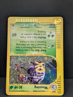 Weezing 032/165 Expedition Base Set Holo Ultra Rare Pokemon TCG Nintendo LP+ - Image 4