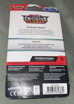 Pokemon TCG S & V Obsidian Flames Premium Checklane Blister Kingambit NEW SEALED - Image 3