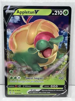 Appletun V 026/264 Pokemon Swsh08: Fusion Strike Ultra Rare Holo - Image 1