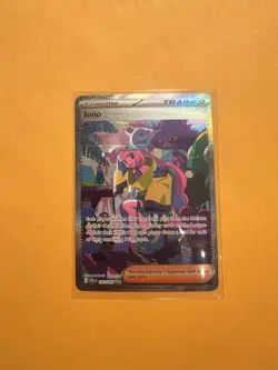 POKEMON TCG IONO 237/091 SPECIAL ILLUSTRATION RARE NM PALDEAN FATES - Image 1