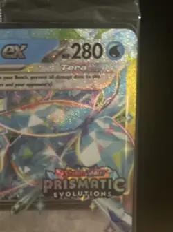 Pokemon Prismatic Evolutions Vaporeon ex 023/131 Surprise Box Stamped Sealed - Image 4