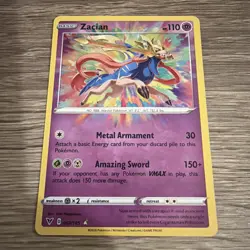 Zacian Amazing Rare 082/185 - POKEMON - Vivid Voltage English - Image 1