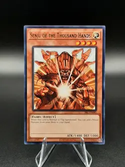 Yu-Gi-Oh! Senju of The Thousand Hands SRL-EN080 Rare Unlimited NM - Image 1