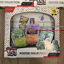 Pokemon TCG Scarlet & Violet 151 Poster Collection Box Lot Of 3 Brand New Sealed - Image 2