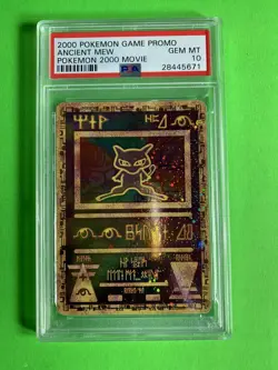 PSA 10 Ancient Mew 2000 Pokemon game movie promo- english- GEM MINT card - Image 1