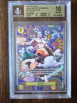 One Piece Awakening of the New Era Enel SR Alt Art OP05-100 BGS 10 - Image 1