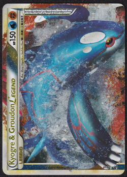 Kyogre & Groudon Legend 87/90 (TOP) Undaunted Pokemon Card NM - Image 1