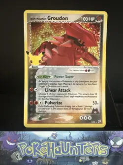 Pokemon Card Team Magmas Groudon 9/95 Celebrations Classic Collection Near Mint - Image 1