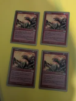 Wildfire x4 Sorcery. World Championship Gold Border: Tokyo 1999 MTG 4 Card. - Image 1