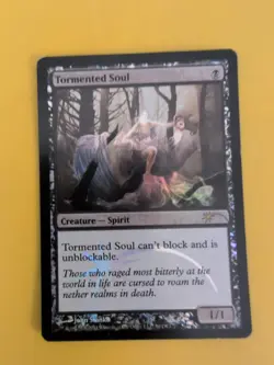 Tormented Soul. foil promo rare spirit Magic the Gathering Card. - Image 1
