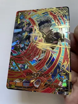 Black Clover TCG Black Grimoire Anime Card Asta P-001 Holo Promo Bandai Japanese - Image 3