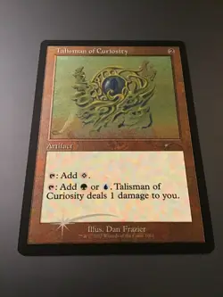 MTG Secret Lair #1061 Talisman of Curiosity Retro Frame Etched Foil - Image 1