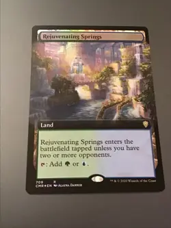 MTG Commander Legends #709 Rejuvenating Springs Extended Art Foil - Image 1