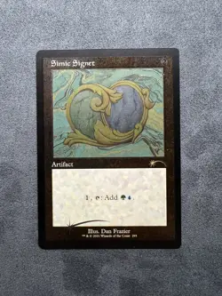 1 x FOIL ETCHED Simic Signet Secret Lair Drop Series (SLD) - NM 295 MTG - Image 1