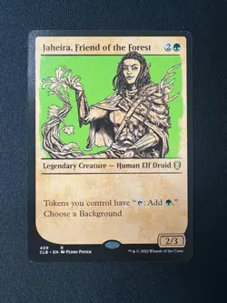 2022 MTG Commander Legends Jaheira, Friend Of The Forest Showcase #409 - Image 1