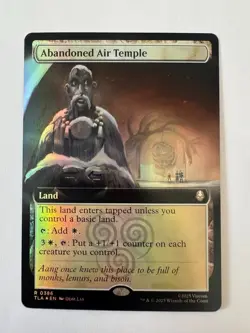 Magic mtg: Abandoned Air Temple (Extended Art) Avatar: The Last Airbender Foil - Image 1