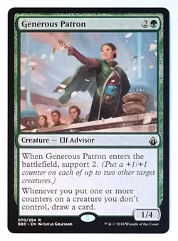 Generous Patron - MtG Battlebond [BBD] - Near Mint NM - Image 1