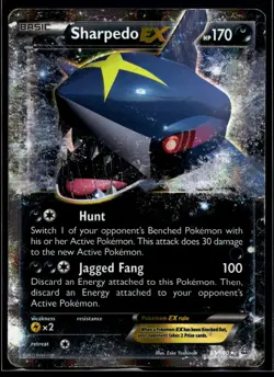 2015 Pokemon XY Primal Clash 9 1Charpedo EX LP - Image 1