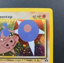 Pokemon TCG Hitmontop 3/75 Neo Discovery Holo MP - Image 4