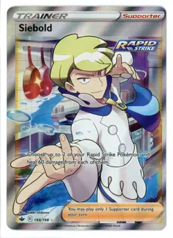 Siebold 198/198 Chilling Reign Pokemon Card - Image 1
