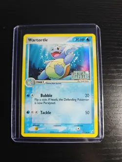 Pokemon TCG 2006 Wartortle 42/100 Reverse Holo Stamped Crystal Guardians NM - Image 1