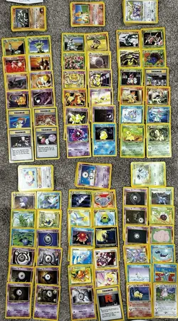 Late WOTC Pokemon 183 Card Lot No Duplicates MP Gym Hero/gym challenge, Neo Sets - Image 1