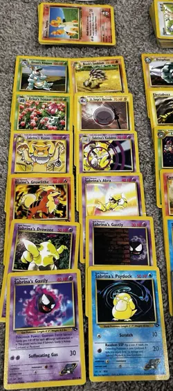 Late WOTC Pokemon 183 Card Lot No Duplicates MP Gym Hero/gym challenge, Neo Sets - Image 3